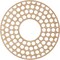 Ekena Millwork Fink Wood Fretwork Pierced Ceiling Medallion, Alder, 36"OD x 13 1/8"ID x 3/8"T CMWP36X36X0375FFAL - alternate 2
